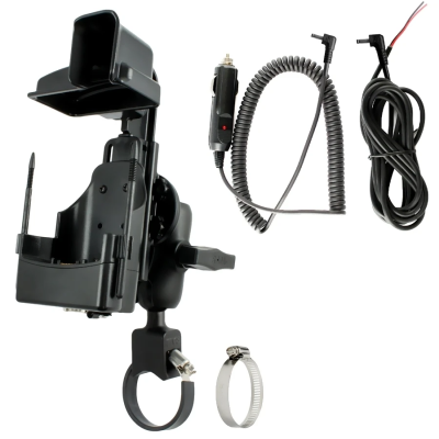 Set - runde Basisplatte (AMPS), mittlerer Verbindungsarm, Rohrschelle