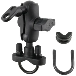 Rohr-Set -  (1 Zoll), Rohr-Klemme, kurzer Verbindungsarm, Kugel (9 mm Bohrung)