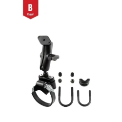 Tube set - (1 inch), clamp, centre connecting arm, Diamond base plate (trapezoid)