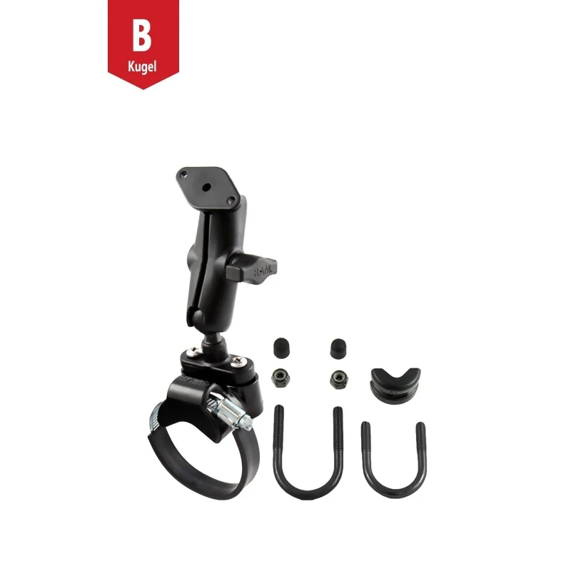 Tube set - (1 inch), clamp, centre connecting arm, Diamond base plate (trapezoid)