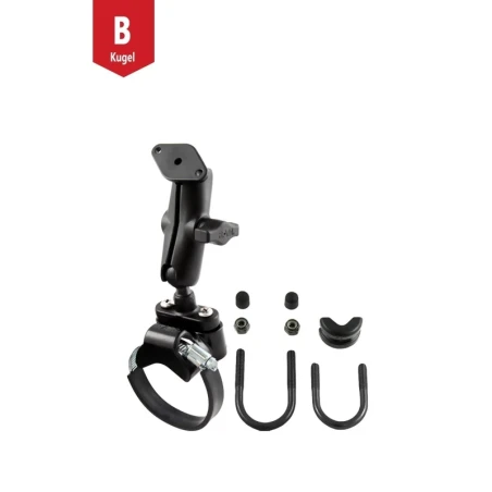 Tube set - (1 inch), clamp, centre connecting arm, Diamond base plate (trapezoid)