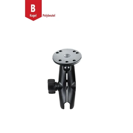 Set - (1 inch), round base plate (AMPS), centre connecting arm