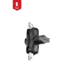 Set - (1 inch), short connecting arm, 2x balls with 1/4"-20 grub screw