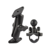 Set - (1 inch), 2x Diamond base plate (trapezoid), centre connecting arm, screw clamp