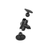Set - (1 inch), round base plate (AMPS), short connecting arm, diamond base plate (trapezoid)