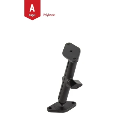 Set -  (0,56 Zoll), 2x Diamond-Basisplatten (Trapez), langer Verbindungsarm