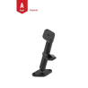 Set - (0.56 inch), 2x Diamond base plates (trapezoid), long connecting arm