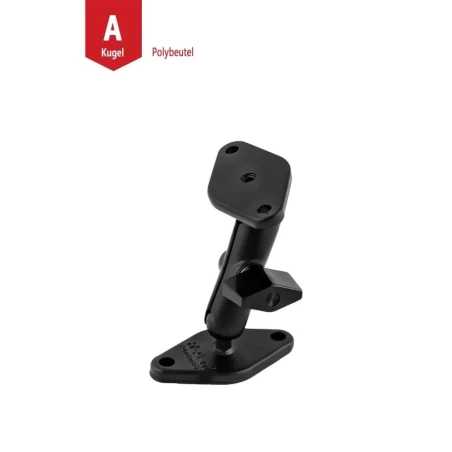 Set -  (0,56 Zoll), 2x Diamond-Basisplatten (Trapez), mittlerer Verbindungsarm