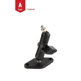 Set -  (0,56 Zoll), Diamond-Basisplatte (Trapez), mittlerer Verbindungsarm, Kugel mit 1/4"-20 Gewinde