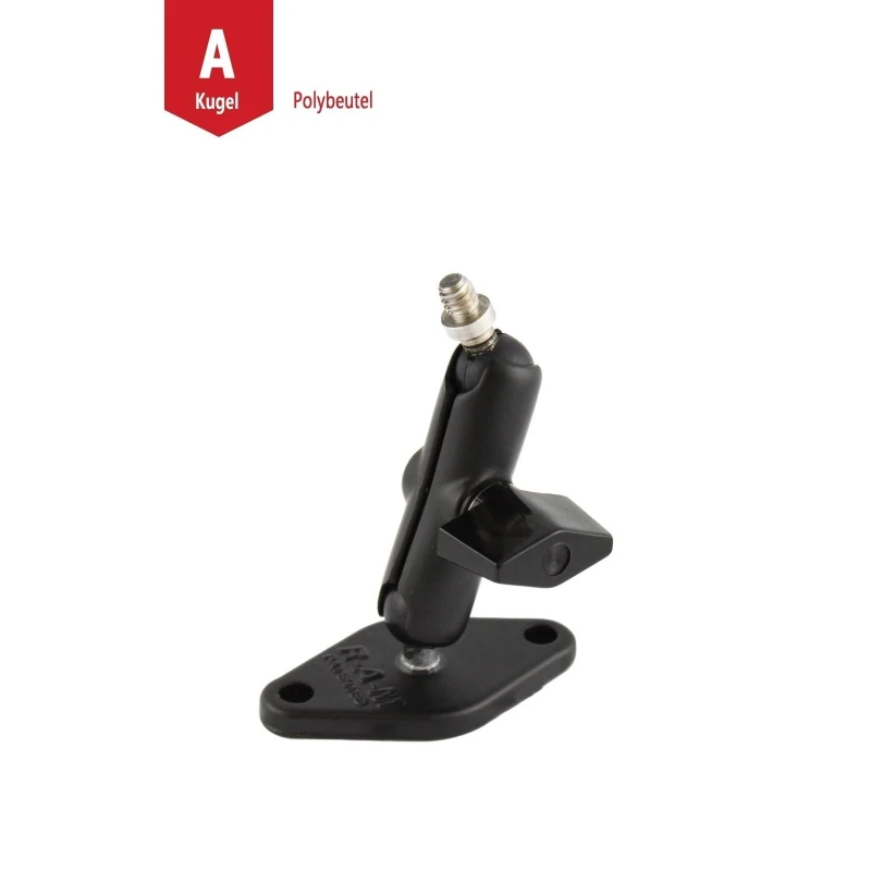 Set -  (0,56 Zoll), Diamond-Basisplatte (Trapez), mittlerer Verbindungsarm, Kugel mit 1/4"-20 Gewinde