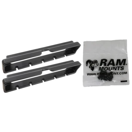 Tab-Tite end caps for up to 8" tablets incl. Apple iPad mini 1-4 (with/without protective covers) - screw set