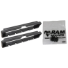 Tab-Tite end caps for up to 8" tablets incl. Apple iPad mini 1-4 (with/without protective covers) - screw set