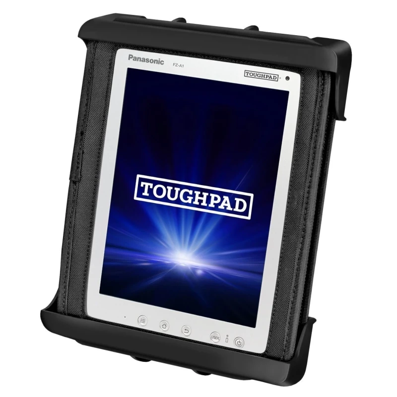 Tab-Tite universal cradle for Panasonic Toughpad FZ-A1 (in protective case) and tablets up to 12 inches