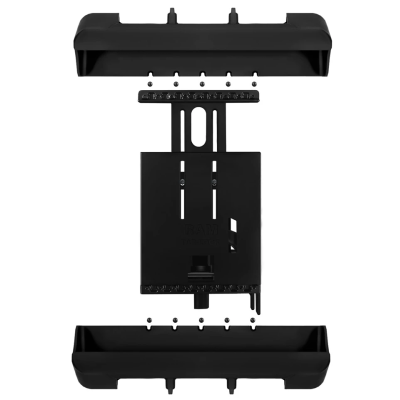Tab-Lock (abschließbar) Universal Halteschale für Panasonic Toughpad FZ-A1 (in Schutzgehäuse) und Tablets bis zu 12 Zoll