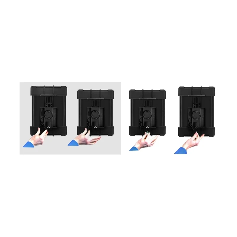 Tab-Lock (lockable) Universal cradle for Panasonic Toughpad FZ-A1 (in protective case) and tablets up to 12 inches