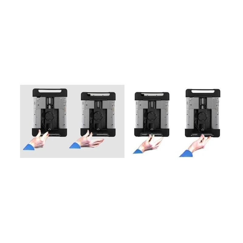 Tab-Lock (lockable) universal cradle for Panasonic Toughpad FZ-A1 and 9 -10 inch tablets (with/without protective cover)