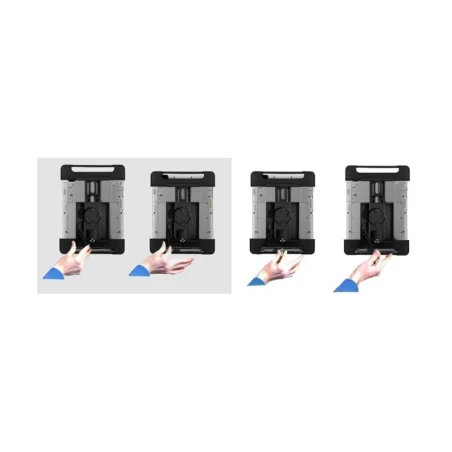 Tab-Lock (lockable) universal cradle for Panasonic Toughpad FZ-A1 and 9 -10 inch tablets (with/without protective cover)