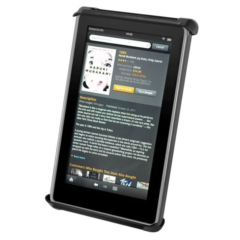 Tab-Tite universal cradle for up to 7-inch tablets (with/without protective covers) - AMPS mount, screw set