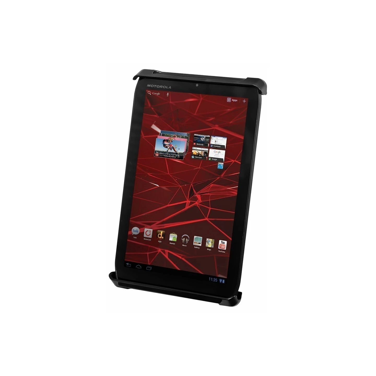 Tab-Tite Universal Halteschale für bis zu 7 Zoll Tablets (mit/ohne Schutzhüllen) - AMPS-Aufnahme, Schrauben-Set