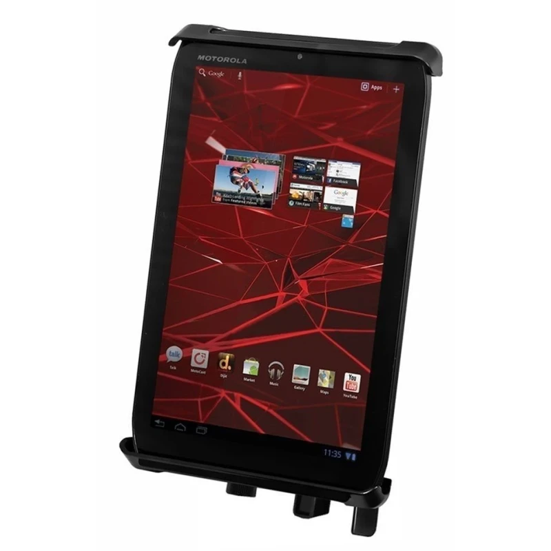 Tab-Lock (lockable) Universal cradle for up to 7-inch tablets (with/without protective covers) - AMPS mount