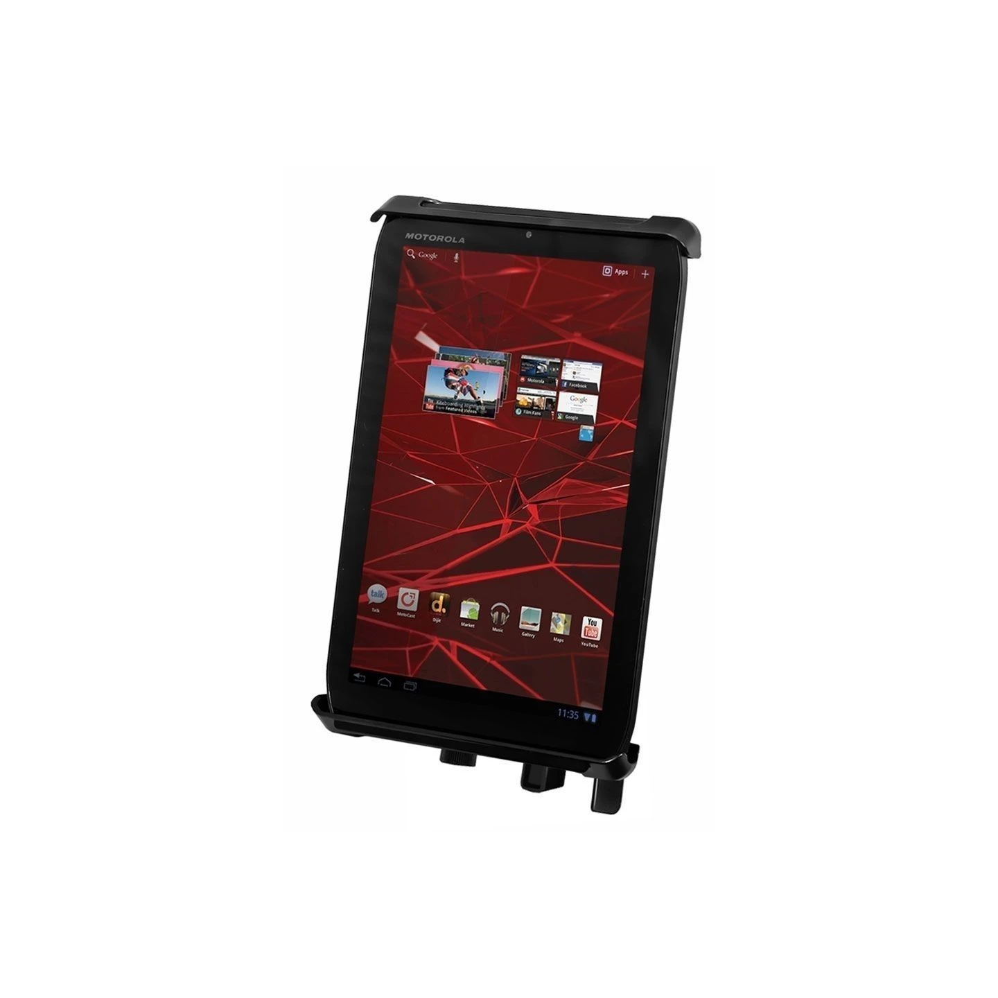 Tab-Lock (abschließbar) Universal Halteschale für bis zu 7 Zoll Tablets (mit/ohne Schutzhüllen) - AMPS-Aufnahme