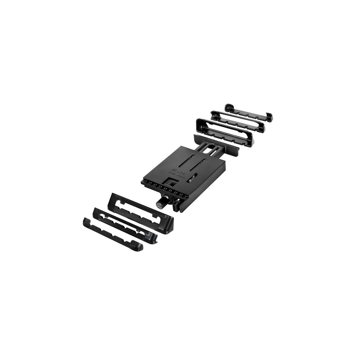 Tab-Lock (abschließbar) Universal Halteschale für bis zu 7 Zoll Tablets (mit/ohne Schutzhüllen) - AMPS-Aufnahme