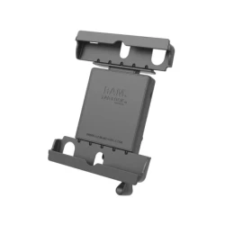Tab-Lock (lockable) universal cradle for 9-10.5 inch tablets (with protective covers) - AMPS mount, screw set
