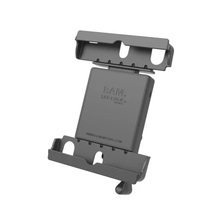 Tab-Lock (lockable) universal cradle for 9-10.5 inch tablets (with protective covers) - AMPS mount, screw set