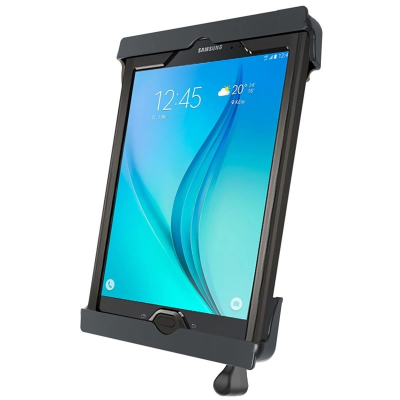 Tab-Lock (abschließbar) Universal Halteschale für 9-10.5 Zoll Tablets (mit Schutzhüllen) - AMPS-Aufnahme, Schrauben-Set