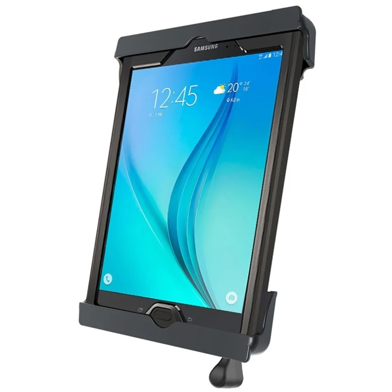 Tab-Lock (lockable) universal cradle for 9-10.5 inch tablets (with protective covers) - AMPS mount, screw set