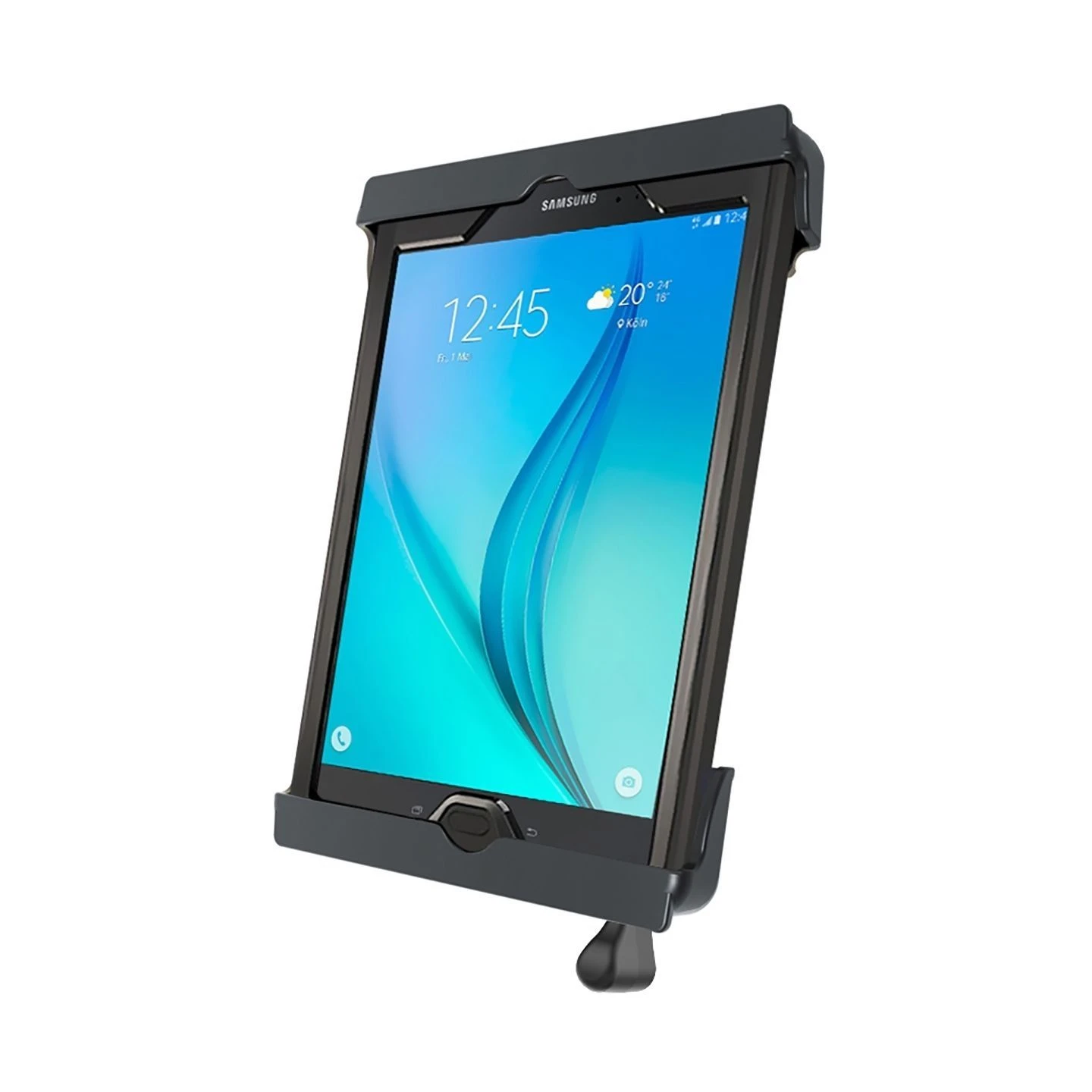Tab-Lock (abschließbar) Universal Halteschale für 9-10.5 Zoll Tablets (mit Schutzhüllen) - AMPS-Aufnahme, Schrauben-Set