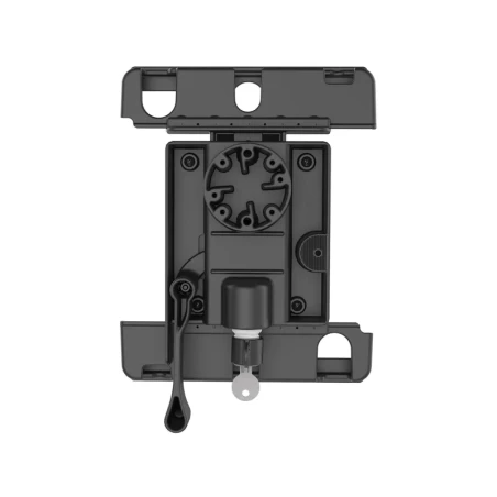 Tab-Lock (lockable) universal cradle for 9-10.5 inch tablets (with protective covers) - AMPS mount, screw set