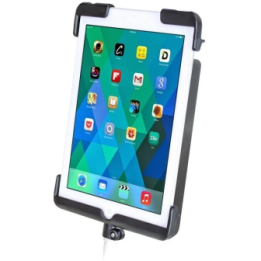 Tab-Lock (abschließbar) Universal Halteschale für Apple iPad mini 1-3 (ohne Schutzhüllen) - AMPS-Aufnahme, Schrauben-Set