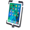 Tab-Lock (lockable) universal cradle for Apple iPad mini 1-3 (without protective cases) - AMPS mount, screw set