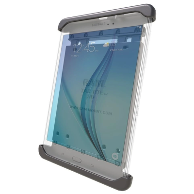 Tab-Tite Universal Halteschale für bis zu 8 Zoll Tablets inkl. Samsung Tab A 8.0 (ohne Schutzhüllen) - AMPS-Aufnahme