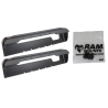 Tab-Tite end caps for Panasonic FZ-A1 and 9-10 inch tablets (with/without thin protective covers) - screw set