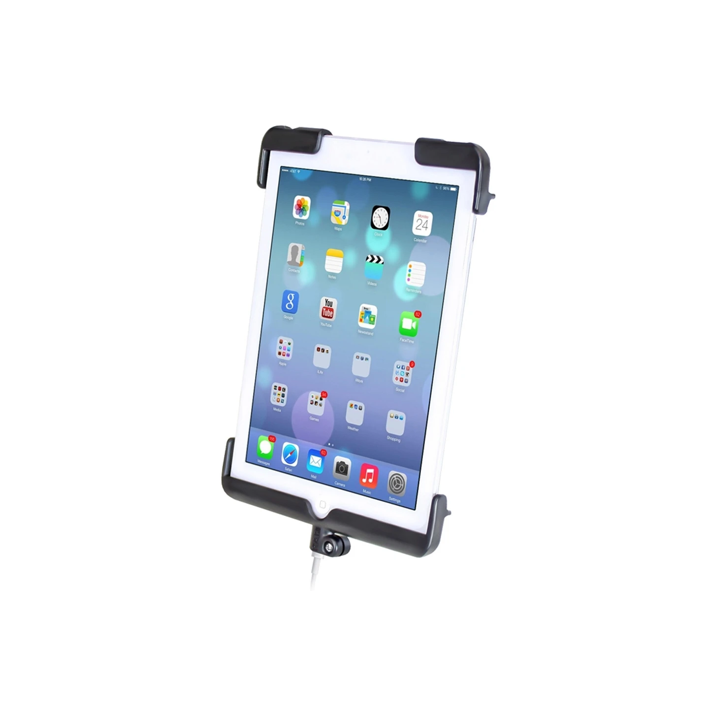 Tab-Tite Universal Halteschale für Apple iPad mini 1-3 (ohne Schutzhüllen) - AMPS-Aufnahme, Schrauben-Set