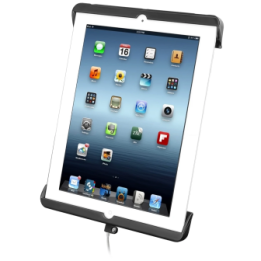 Tab-Tite Universal Halteschale für Apple iPad 4 mit Lightning-Connector (ohne Schutzhülle) - AMPS-Aufnahme, Schrauben-Set
