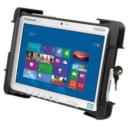 Tab-Lock (abschließbar) Universal Halteschale für Panasonic Toughpad FZ-G1 und weitere Tablets von 10-11 Zoll