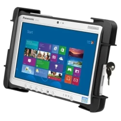 Tab-Lock (abschließbar) Universal Halteschale für Panasonic Toughpad FZ-G1 und weitere Tablets von 10-11 Zoll