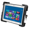 Tab-Lock (lockable) universal cradle for Panasonic Toughpad FZ-G1 and other tablets from 10-11 inches