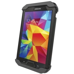 Tab-Lock (abschließbar) Universal Halteschale für bis zu 7 Zoll Tablets (in Schutzhüllen) - AMPS-Aufnahme, Schrauben-Set