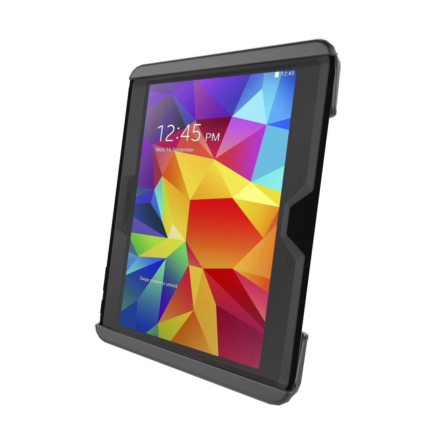 Tab-Lock (abschließbar) Universal Halteschale für bis zu 10 Zoll Tablets (mit/ohne Schutzhülle) - AMPS-Aufnahme