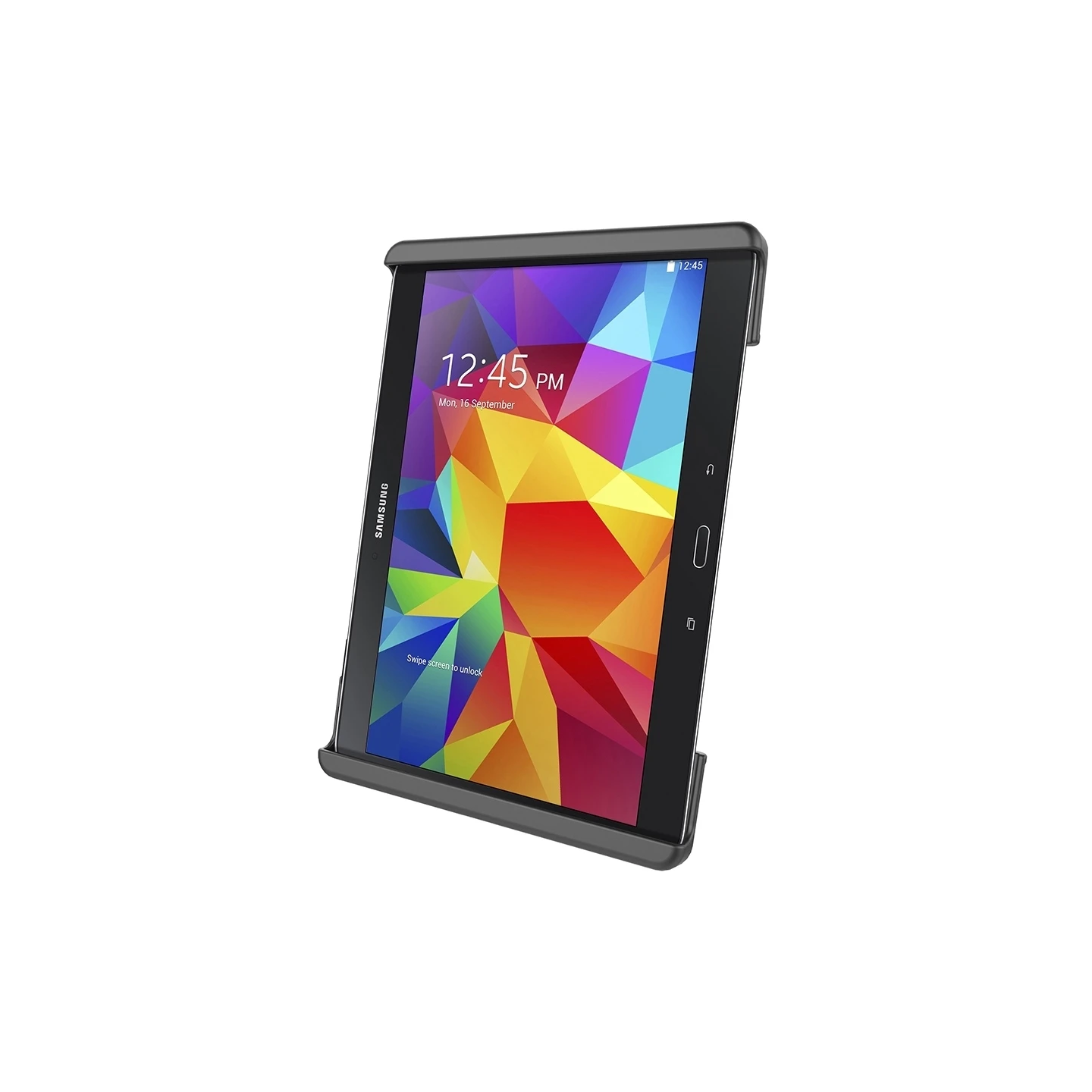 Tab-Lock (abschließbar) Universal Halteschale für bis zu 10.5 Zoll Tablets - AMPS-Aufnahme, Schrauben-Set