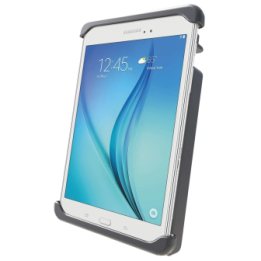 Tab-Lock (abschließbar) Universal Halteschale für bis zu 8 Zoll Tablets inkl. Samsung Tab A 8.0 (ohne Schutzhüllen)