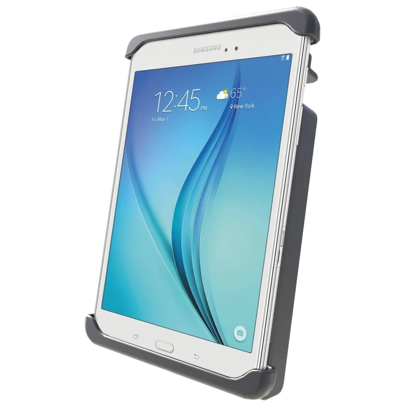 Tab-Lock (abschließbar) Universal Halteschale für bis zu 8 Zoll Tablets inkl. Samsung Tab A 8.0 (ohne Schutzhüllen)