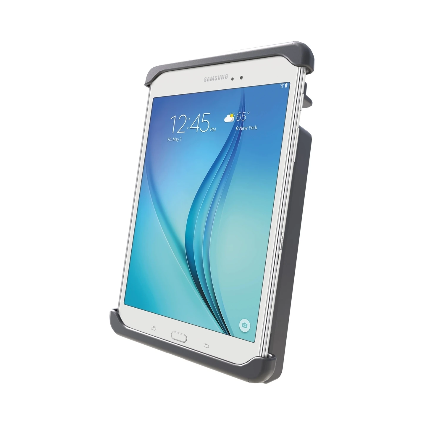 Tab-Lock (abschließbar) Universal Halteschale für bis zu 8 Zoll Tablets inkl. Samsung Tab A 8.0 (ohne Schutzhüllen)