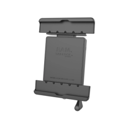 Tab-Lock (abschließbar) Universal Halteschale für bis zu 9.7 Zoll Tablets - AMPS-Aufnahme, Schrauben-Set