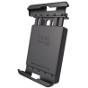 Tab-Lock (lockable) Universal cradle for 7-8 inch tablets (in protective cases) - AMPS mount, screw set