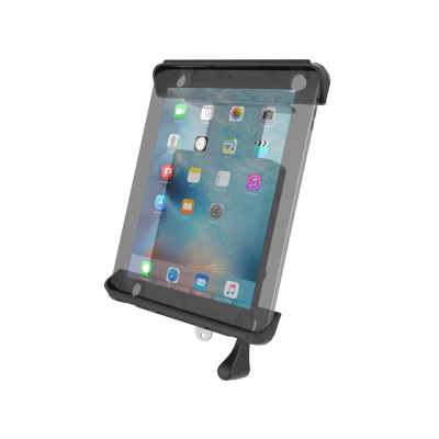 Tab-Lock (abschließbar) Universal Halteschale für bis zu 11 Zoll Tablets (inkl. Apple iPad 1-4) - AMPS-Aufnahme